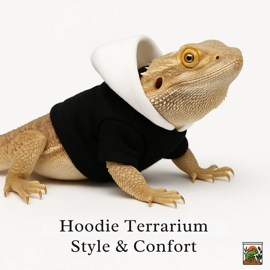 Hoodie pour Lézard Terrarium en Flanelle 