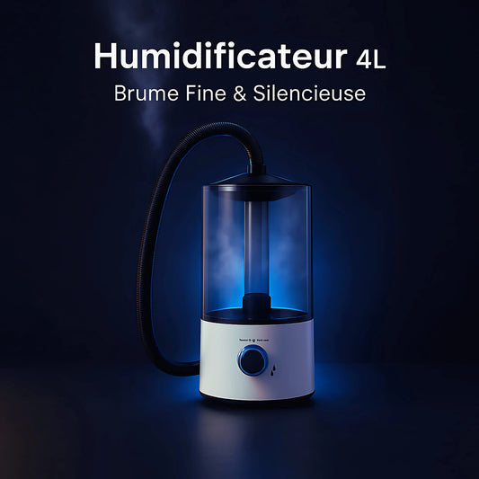 Humidificateur Ultrasonique pour Terrarium – 4L Silencieux & Réglable 