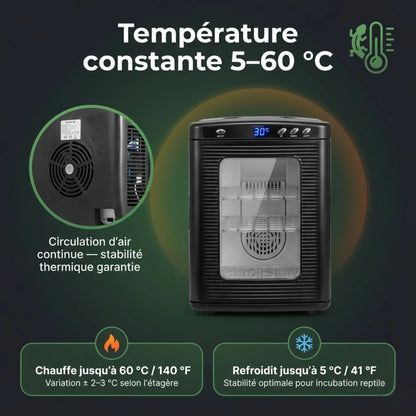 Incubateur thermoélectrique pour reptiles 