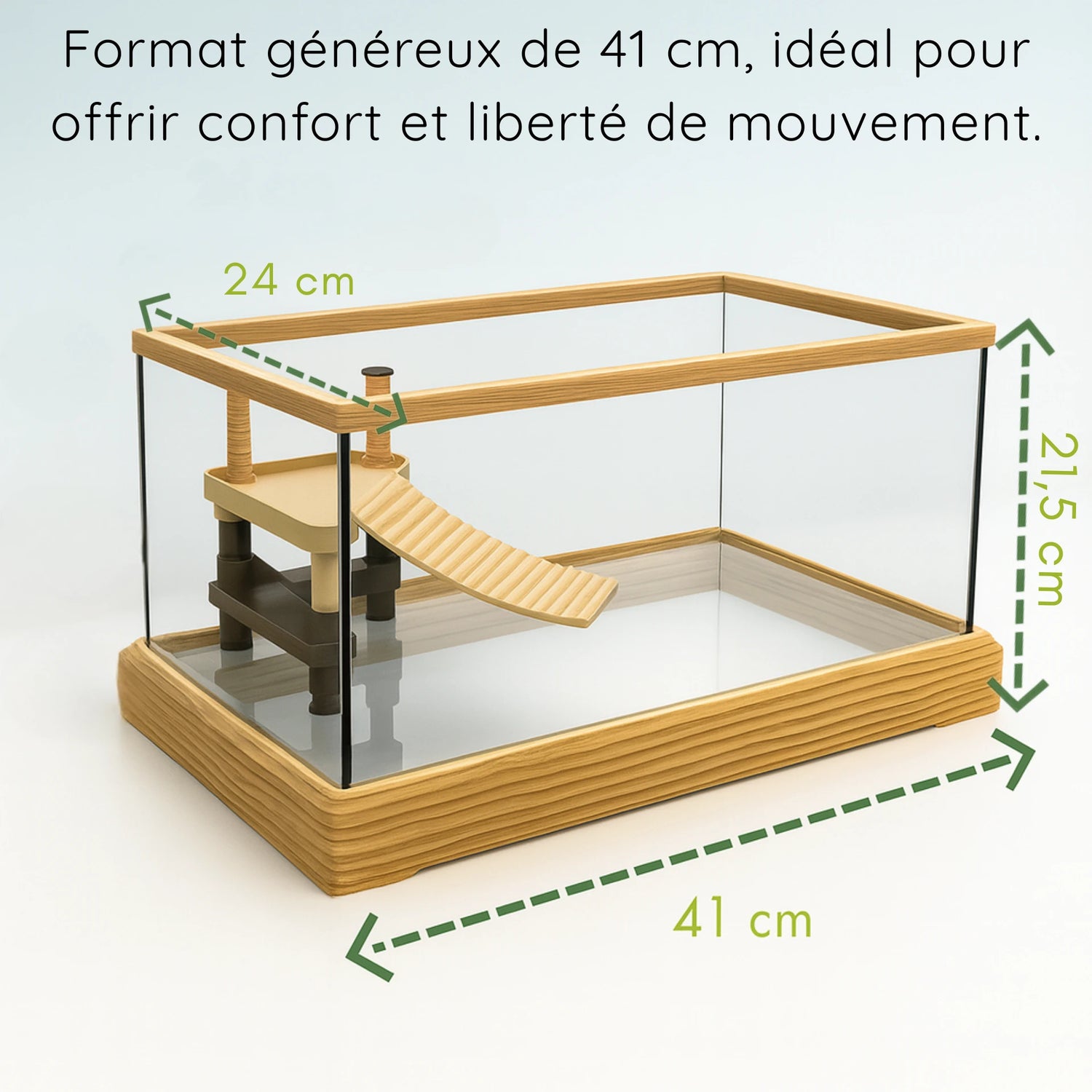 Kit Terrarium Tortue Aquatique–Avec Filtre, Lampe Chauffante & Plateforme de Repos 