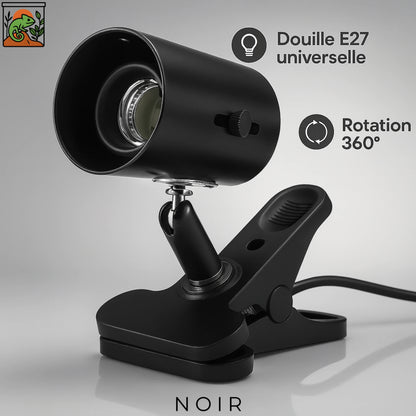 Lampe Chauffante 360° pour Terrarium – Avec Support 