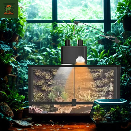 Lampe Double Dôme pour Reptiles 