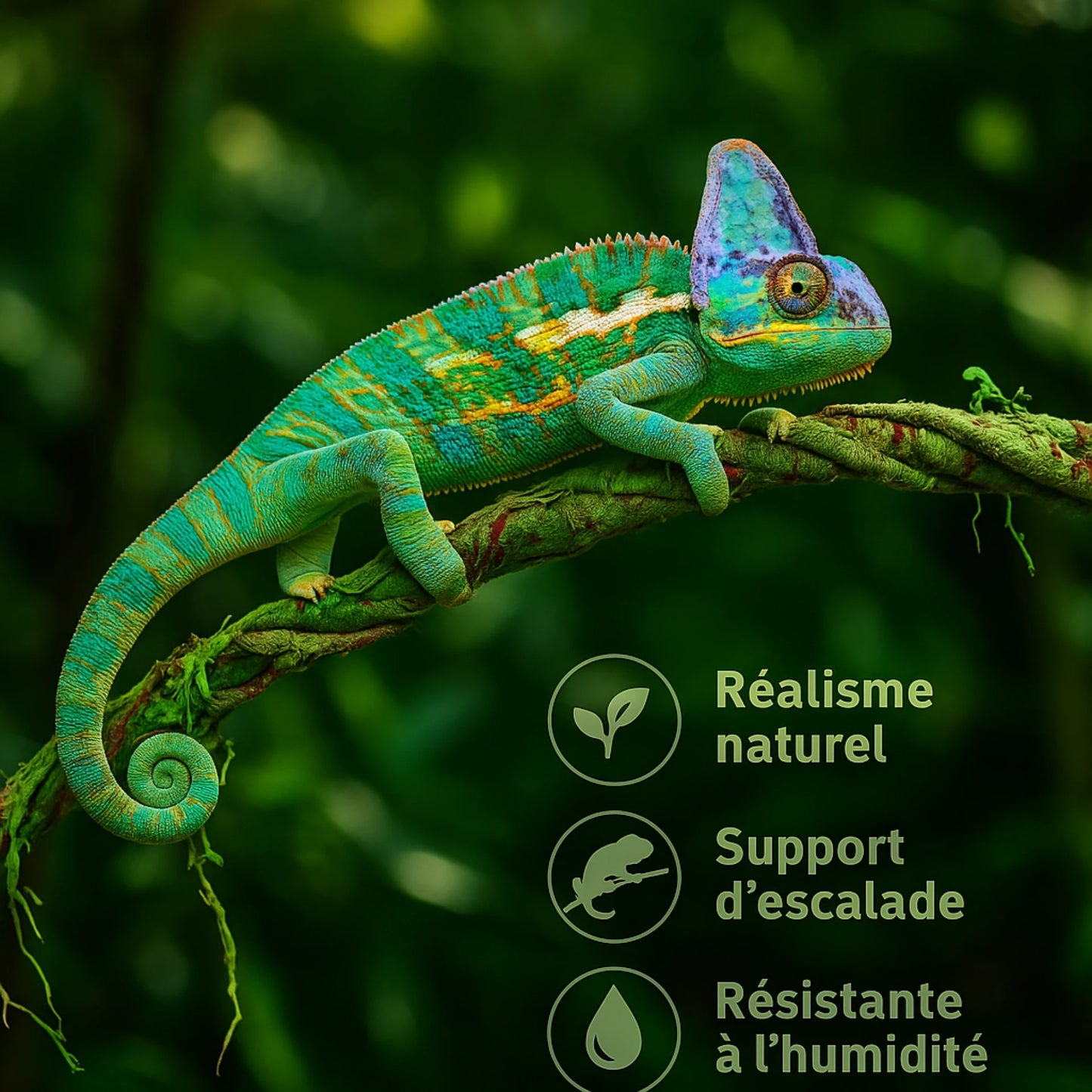 Liane Artificielle Souple pour Terrarium 