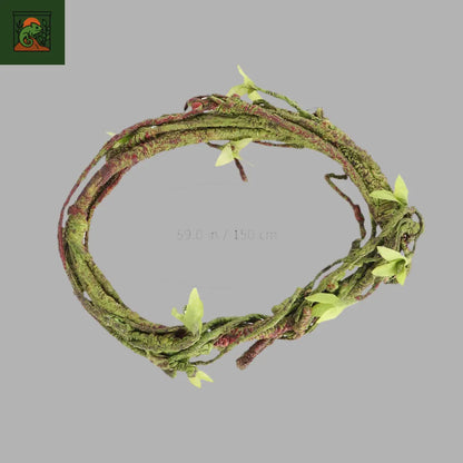 Liane Artificielle Souple pour Terrarium – Rattan Jungle pour Reptiles (160 cm) - LeTerrarium