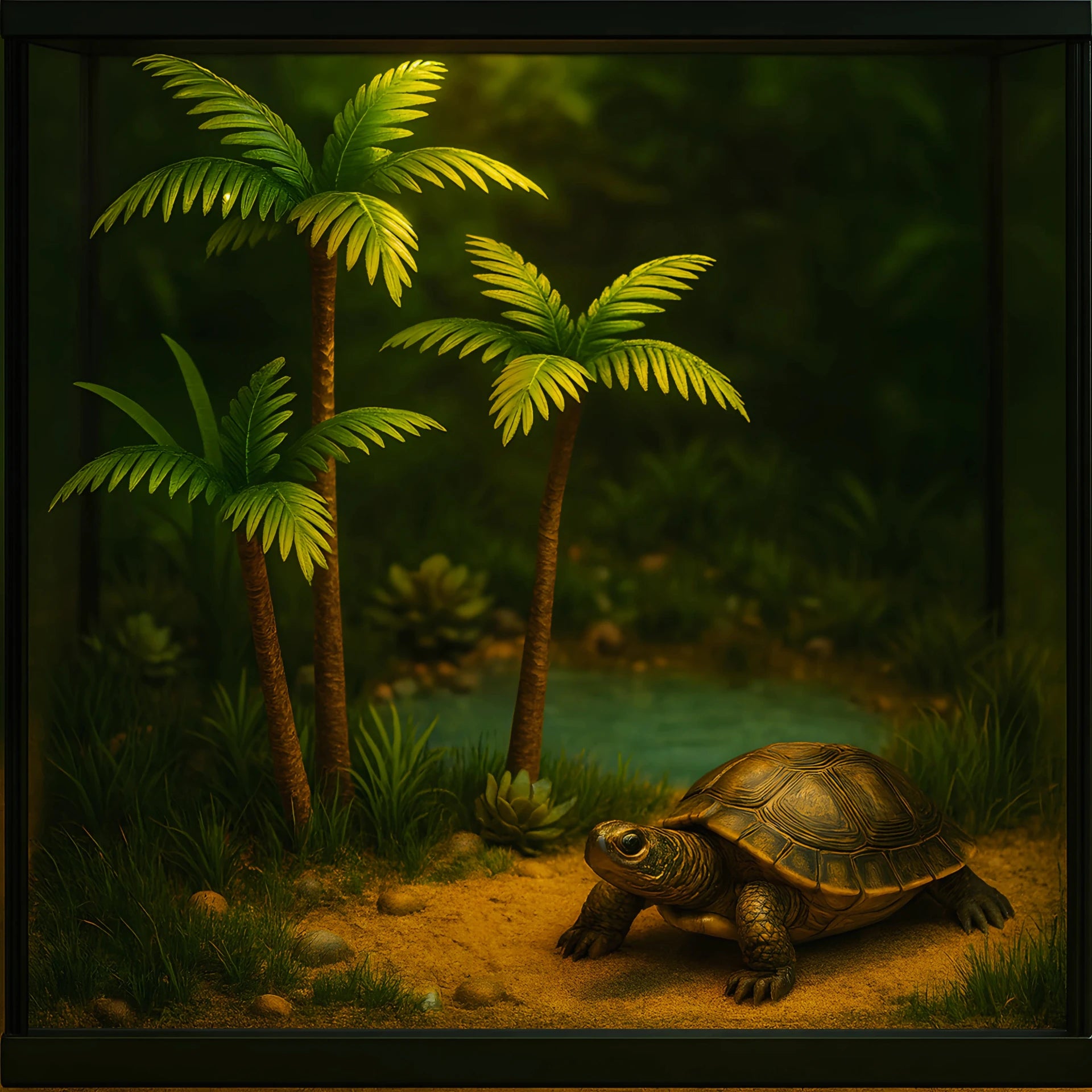 Mini Palmiers Artificiels pour Terrarium – Décor Tropical 
