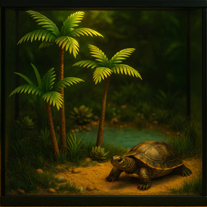 Mini Palmiers Artificiels pour Terrarium – Décor Tropical 