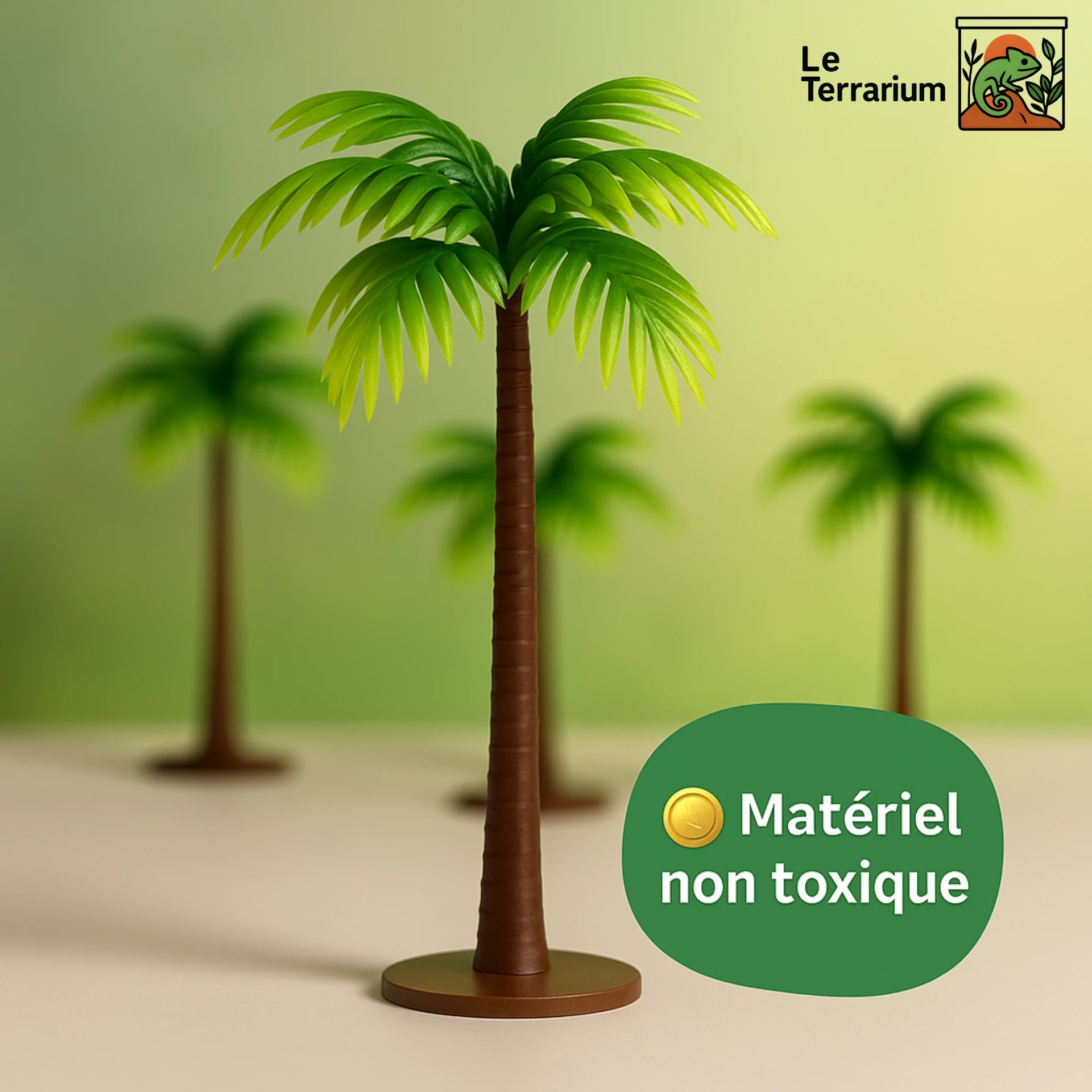 Mini Palmiers Artificiels pour Terrarium – Décor Tropical 