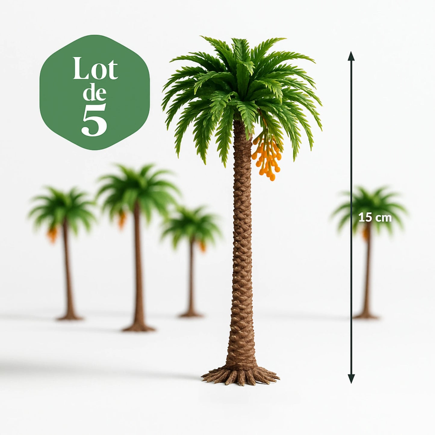 Mini Palmiers Artificiels pour Terrarium – Décor Tropical 