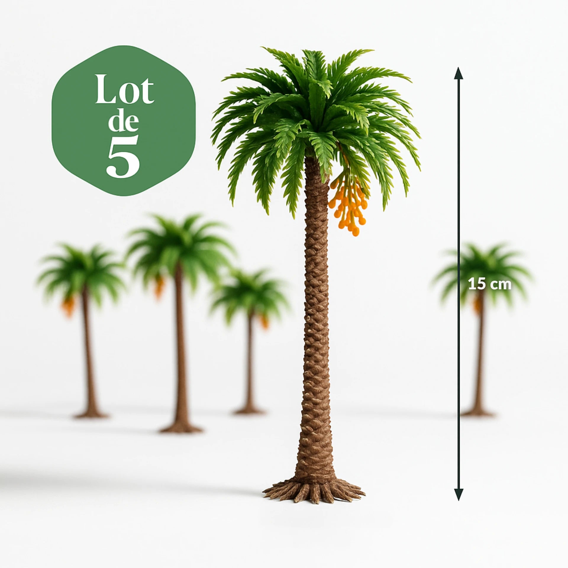 Mini Palmiers Artificiels pour Terrarium – Décor Tropical 