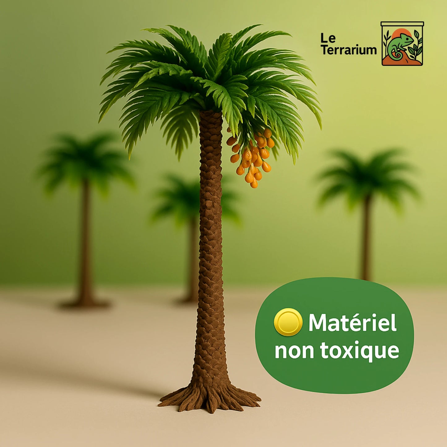 Mini Palmiers Artificiels pour Terrarium – Décor Tropical 