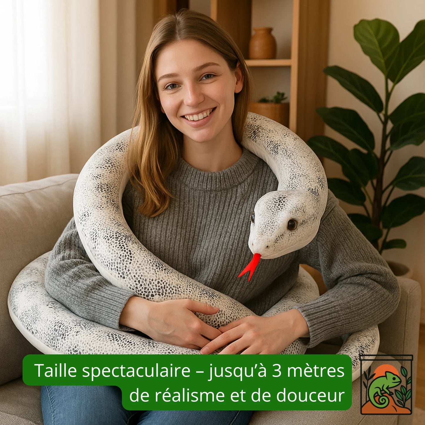 Peluche Serpent en Coton - Le-Terrarium 