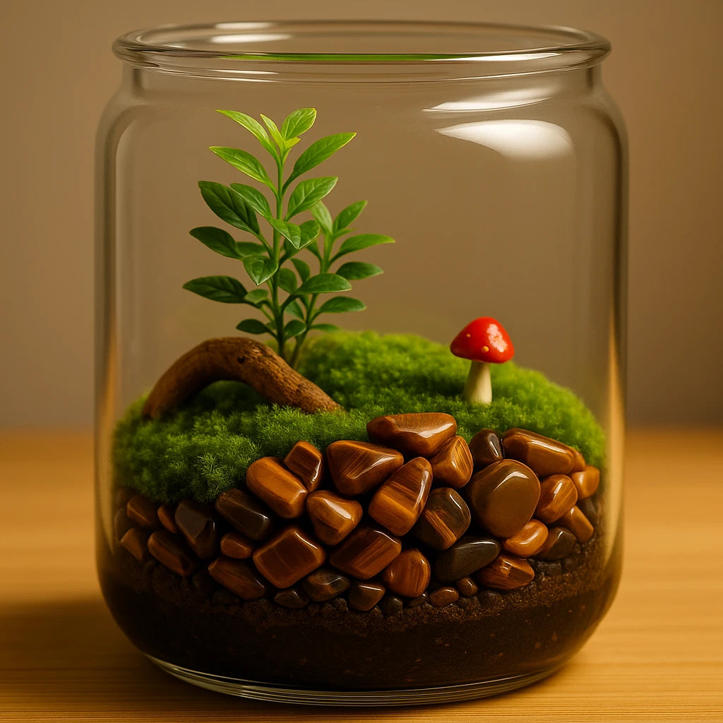 Pierres Naturelles et Cristaux pour Terrarium 