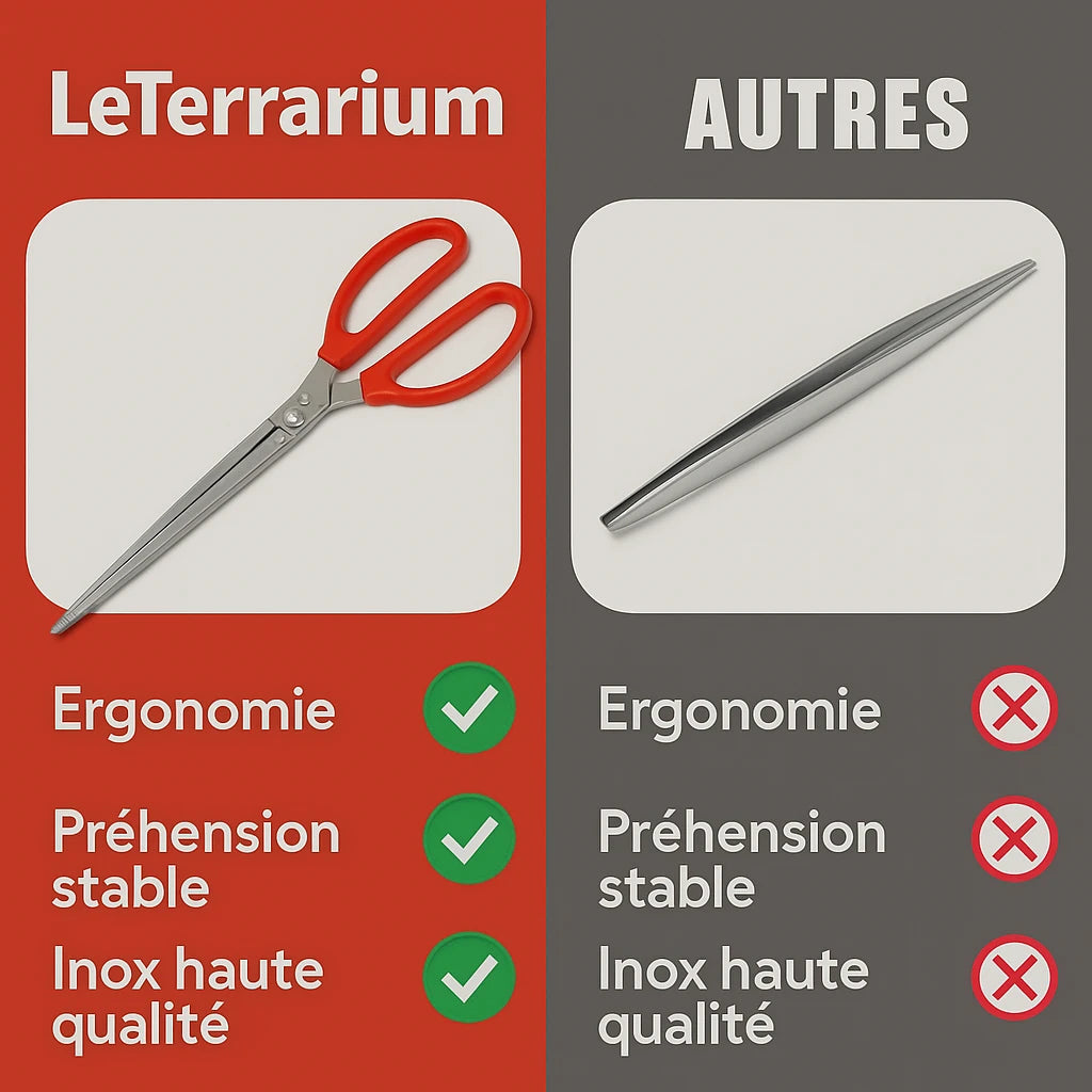 Pinces d’Alimentation Longues pour Terrarium – Précision & Sécurité 