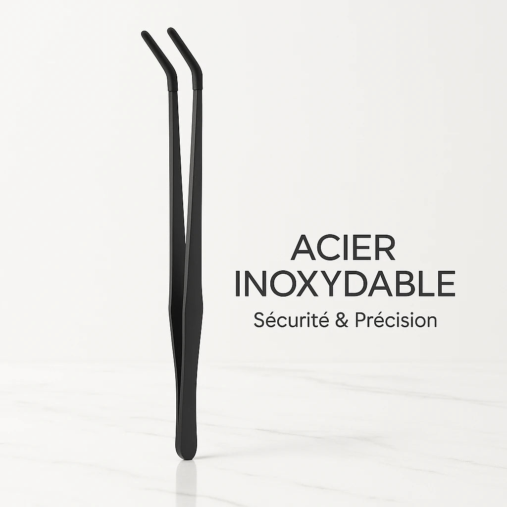Pinces d’Alimentation pour Terrarium – Acier Inox & Embouts Sécurisés 
