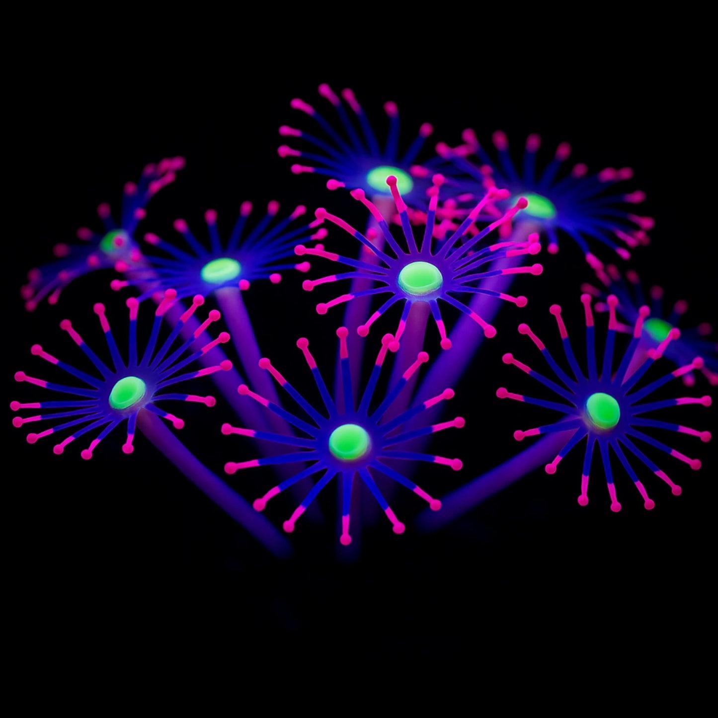 Plante Corail Fluorescente pour Terrarium – Décoration Lumineuse 