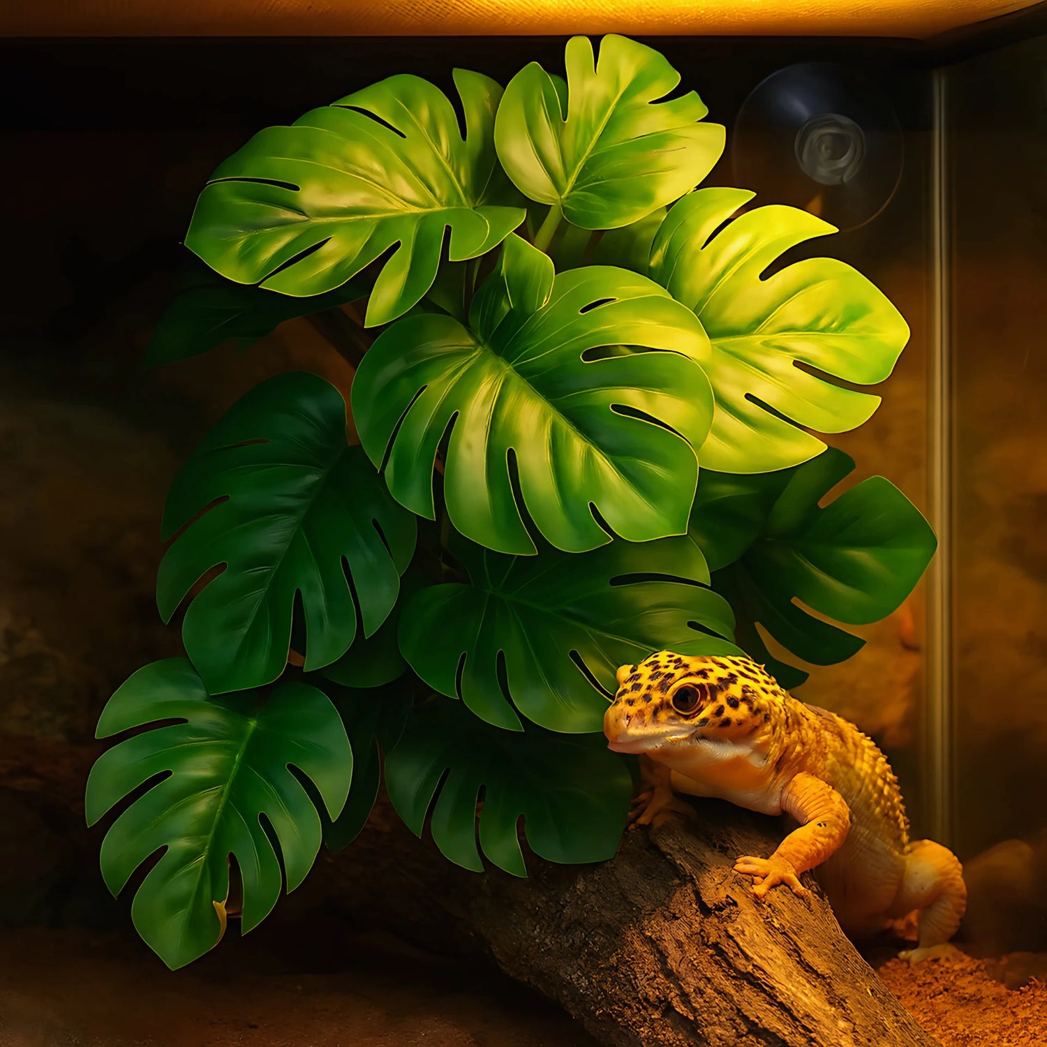 Plante Suspendue pour Terrarium avec Ventouse 