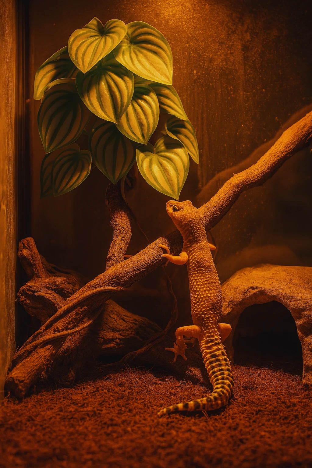 Plante Suspendue pour Terrarium avec Ventouse 