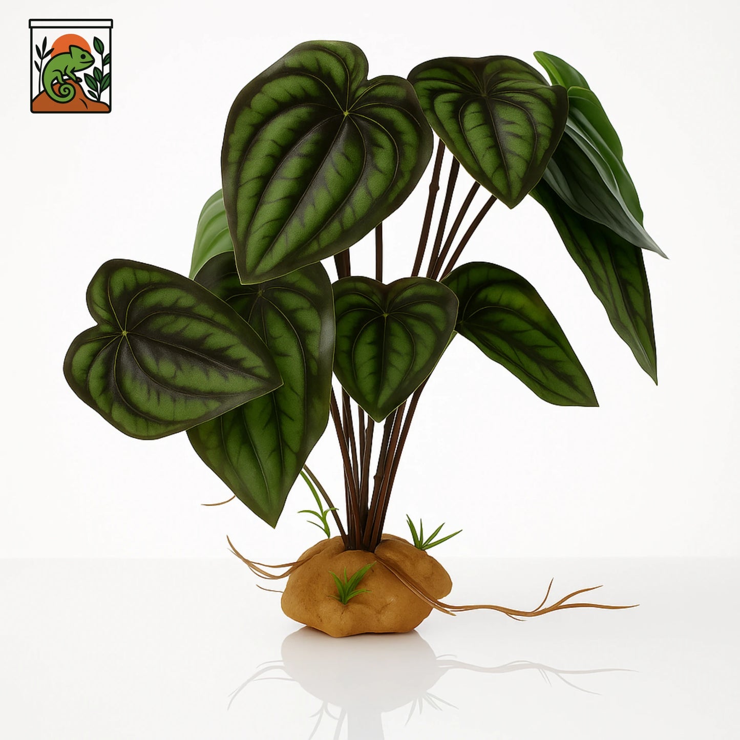 Plante Tropicale pour Terrarium – Feuillage Artificiel Réaliste 