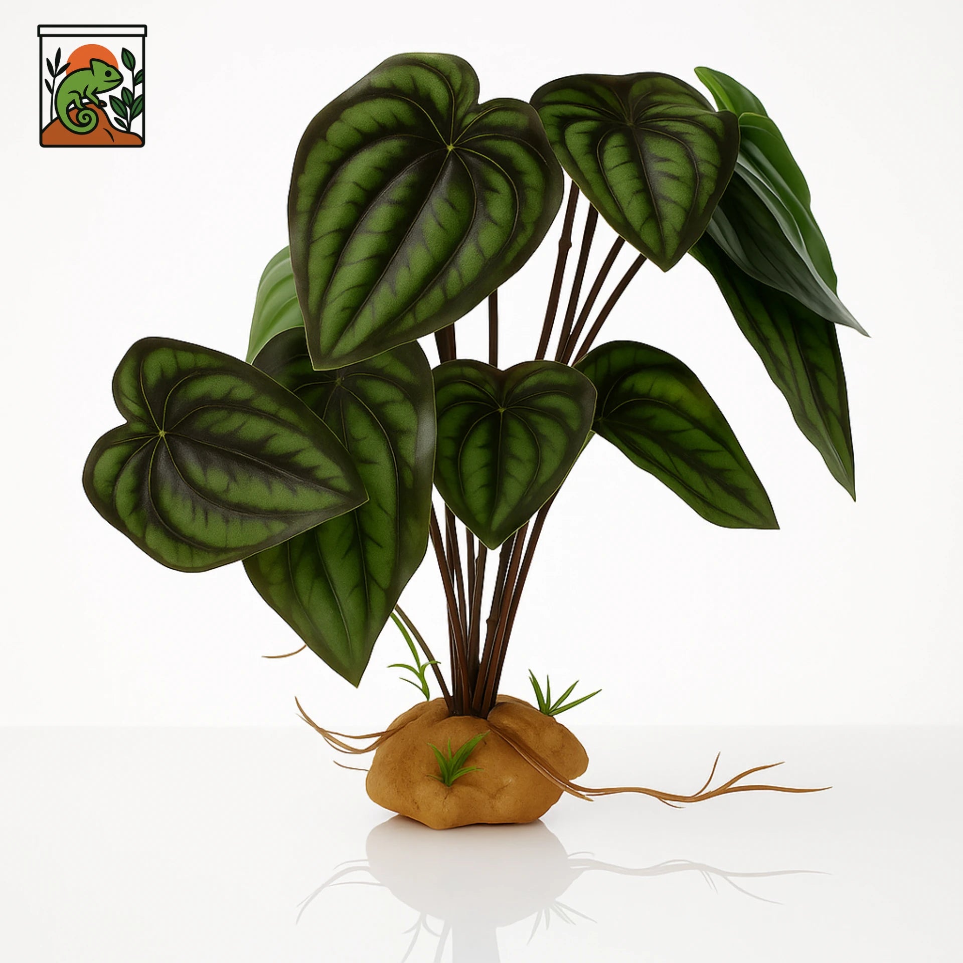 Plante Tropicale pour Terrarium – Feuillage Artificiel Réaliste 