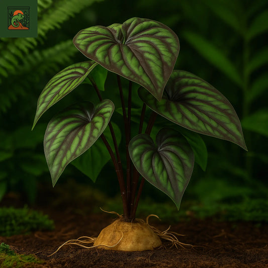 Plante Tropicale pour Terrarium – Feuillage Artificiel Réaliste 