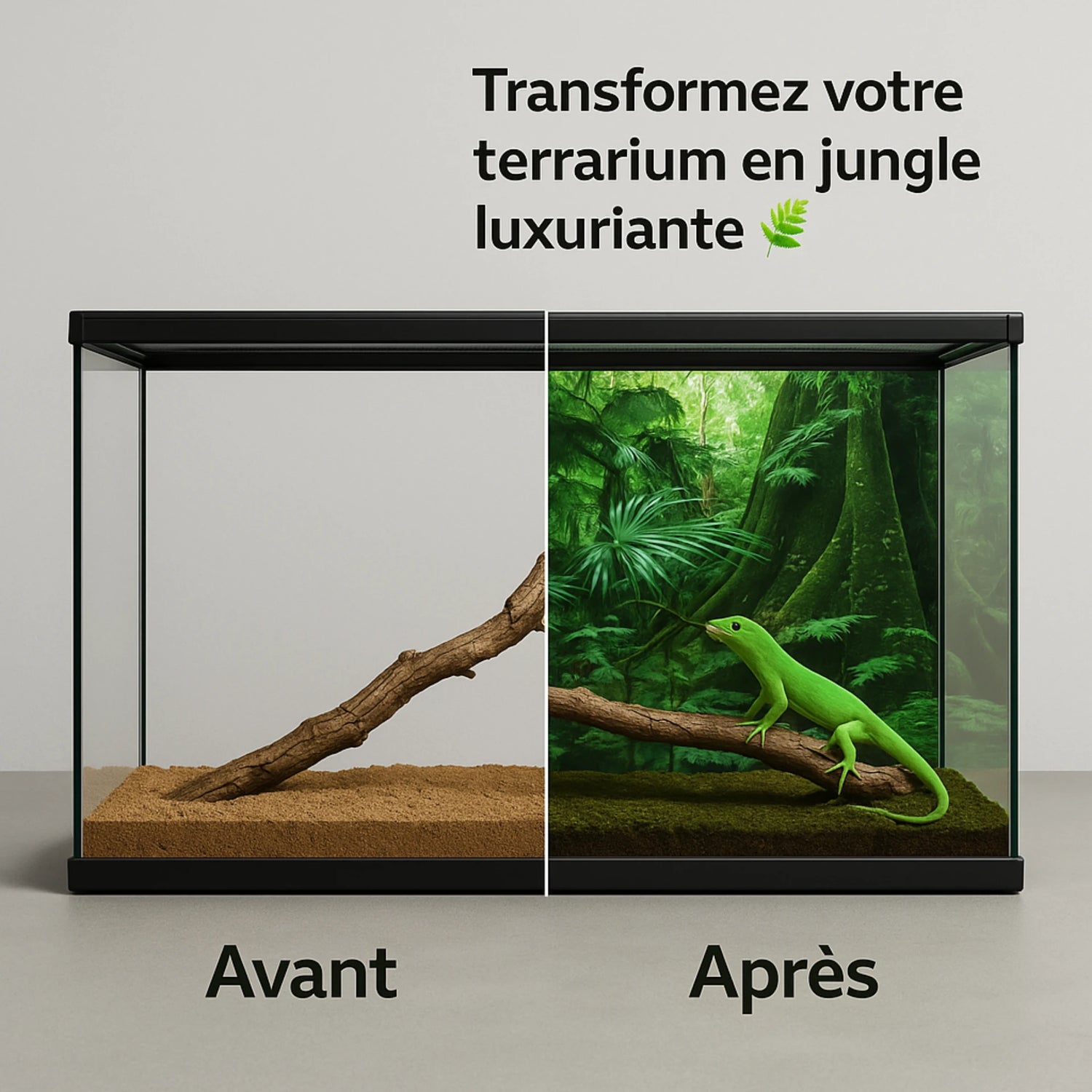 Poster de Fond 3D pour Terrarium 