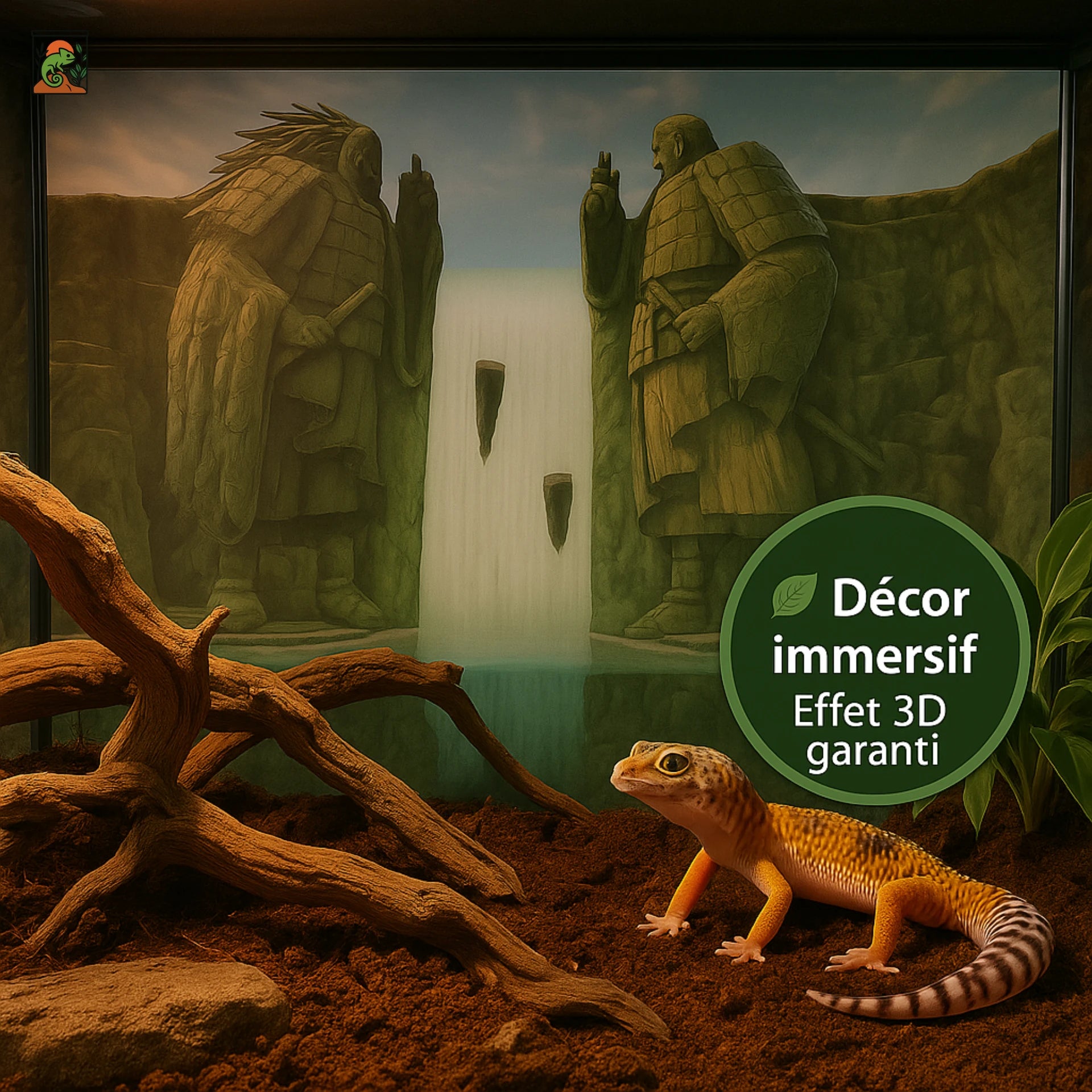 Poster de Fond Terrarium Manga – Design Naruto HD 