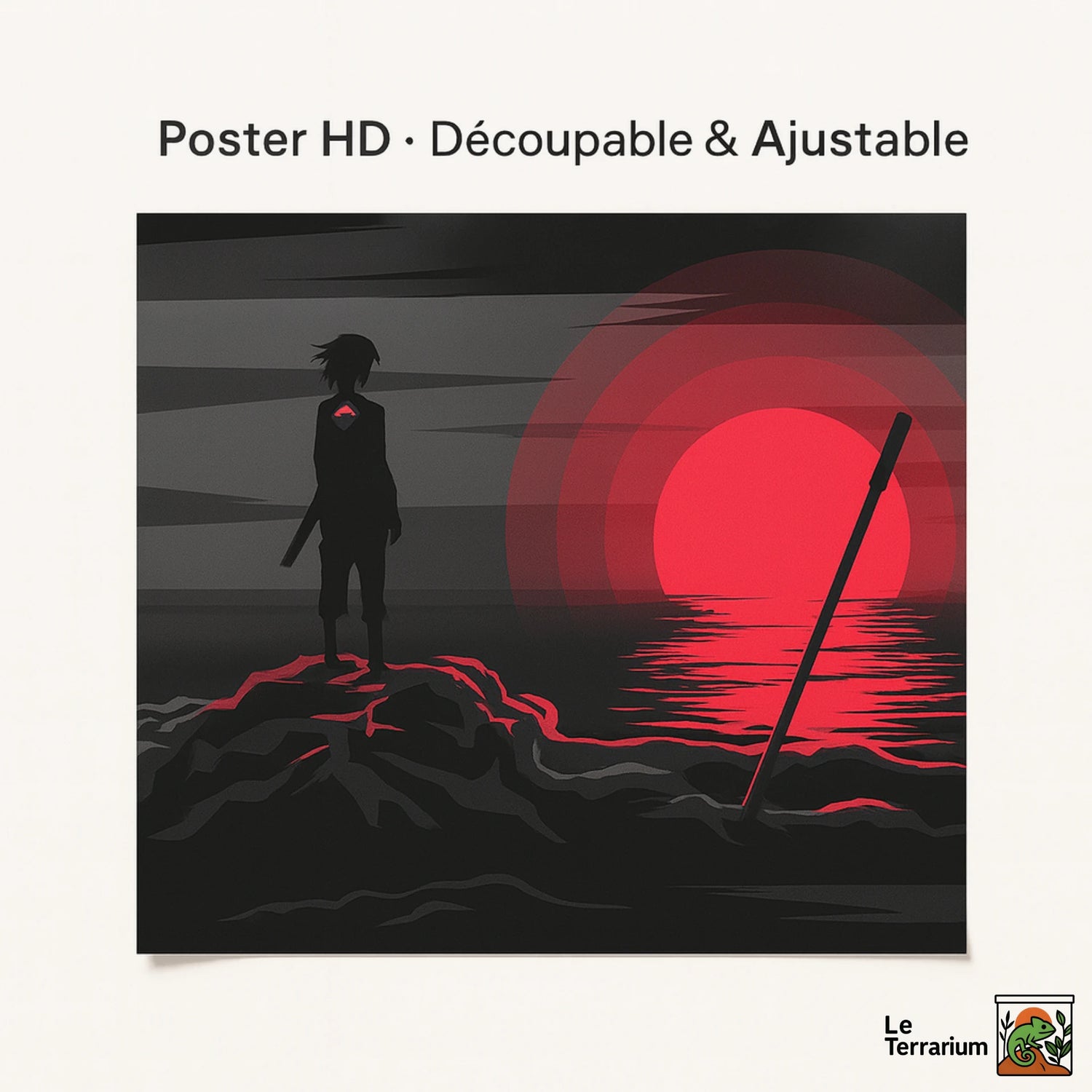 Poster de Fond Terrarium Manga – Design Naruto HD 