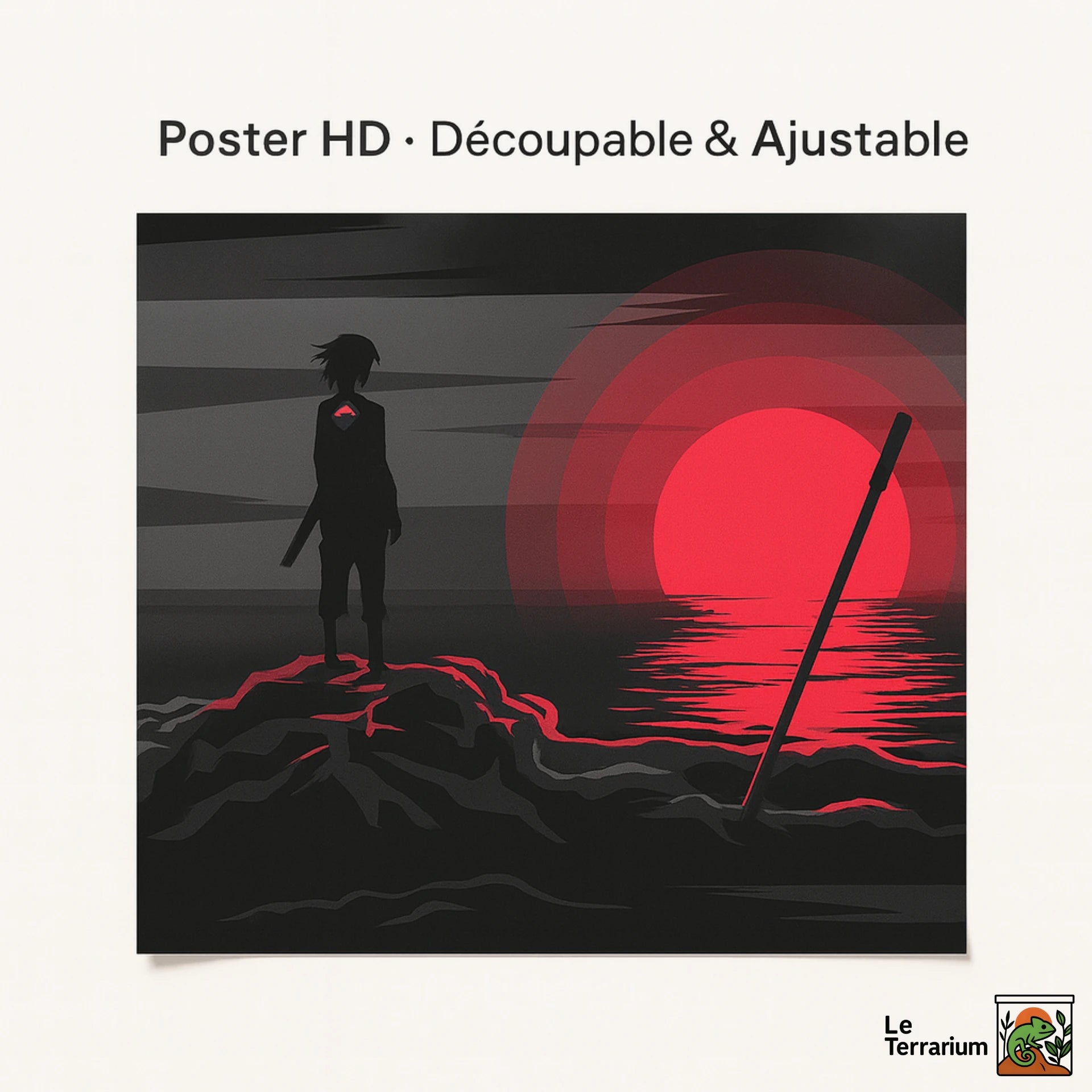 Poster de Fond Terrarium Manga – Design Naruto HD 