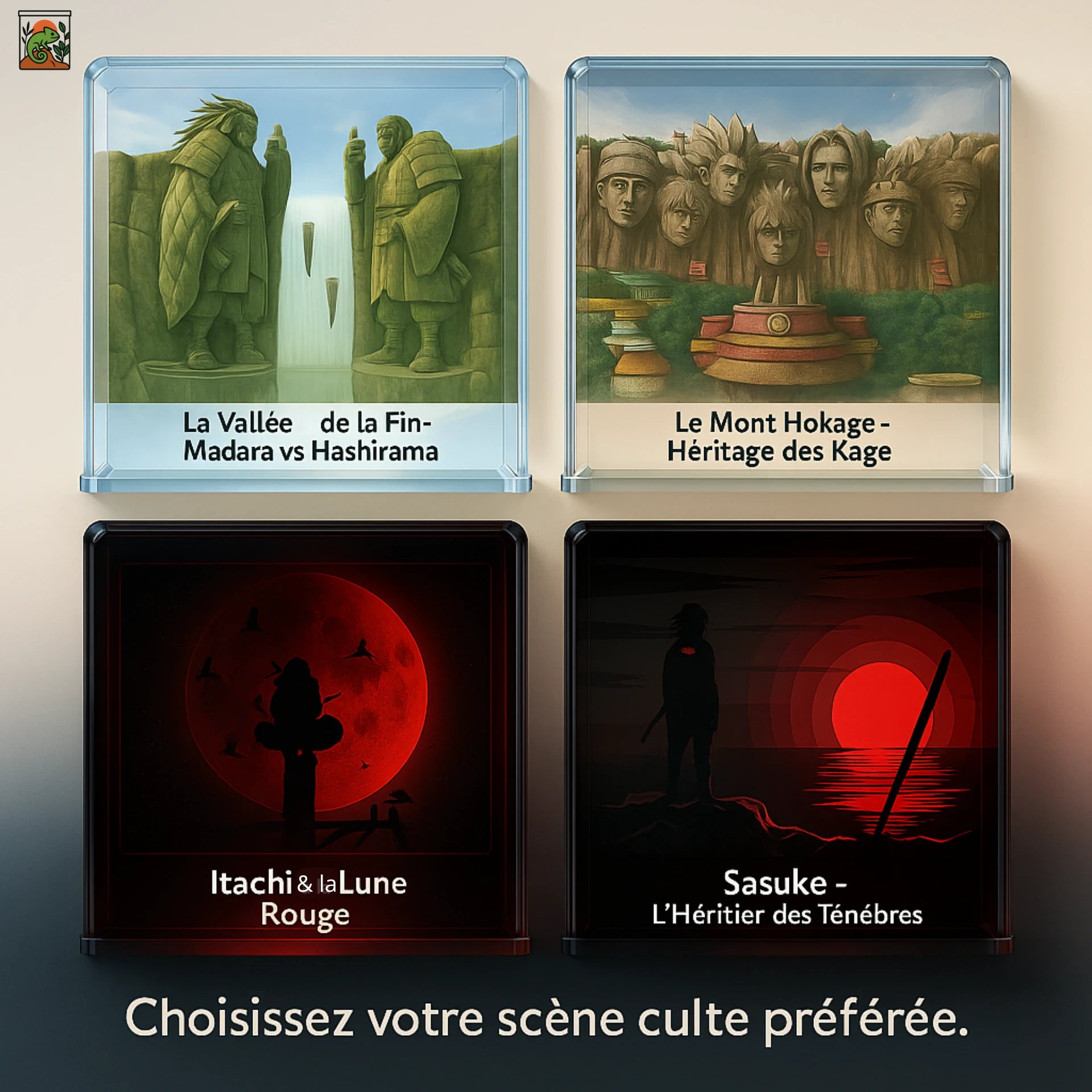 Poster de Fond Terrarium Manga – Design Naruto HD 