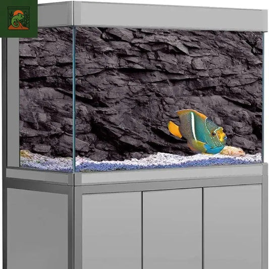 Poster de Fond pour Terrarium 3D Effet Pierre - LeTerrarium