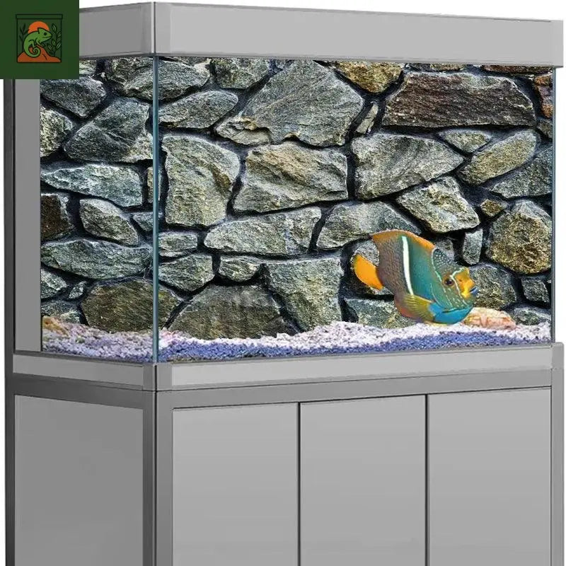 Poster de Fond pour Terrarium 3D Effet Pierre - LeTerrarium