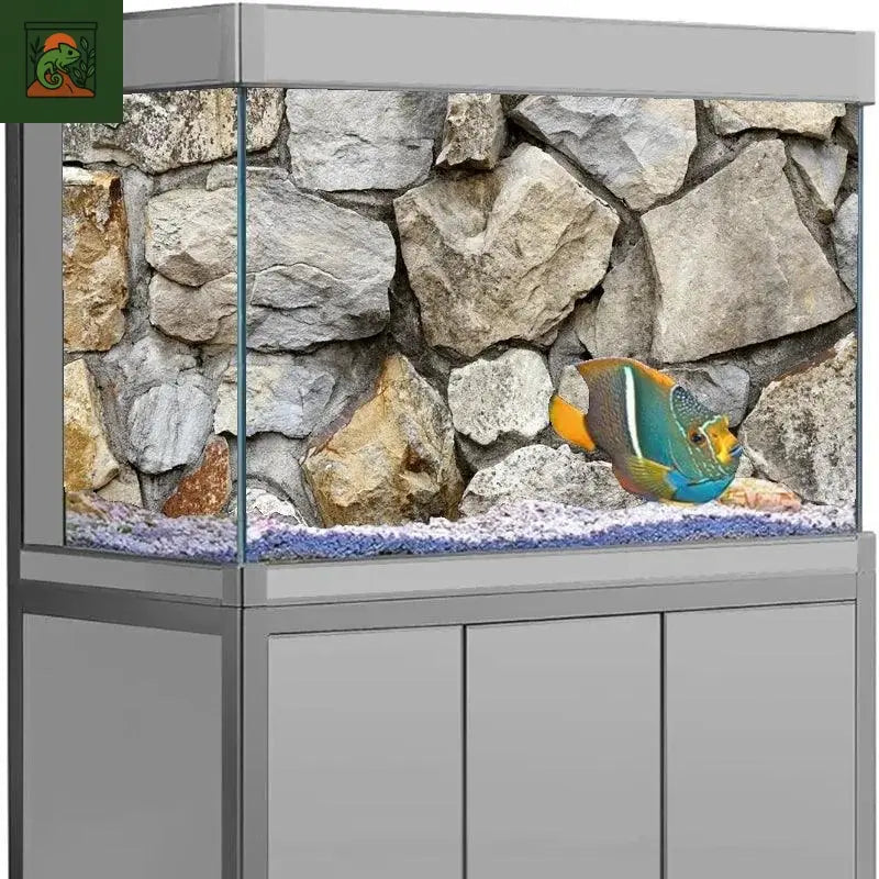 Poster de Fond pour Terrarium 3D Effet Pierre - LeTerrarium