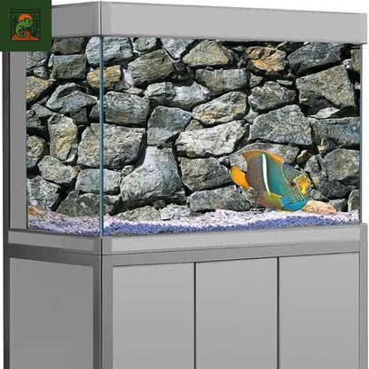 Poster de Fond pour Terrarium 3D Effet Pierre - LeTerrarium