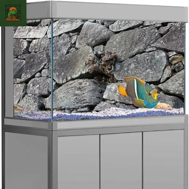 Poster de Fond pour Terrarium 3D Effet Pierre - LeTerrarium