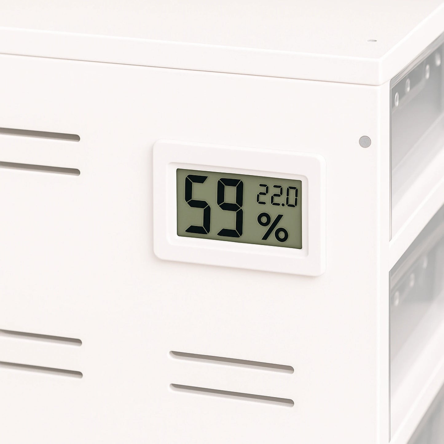 Terrarium Vertical à 4 Tiroirs avec Chauffage et Hygromètre 