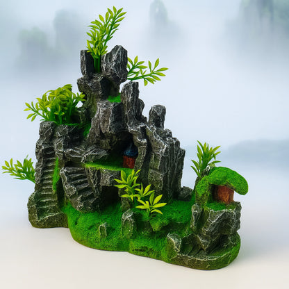 Rocher Suspendu en Résine pour Terrarium – Décor Montagneux 