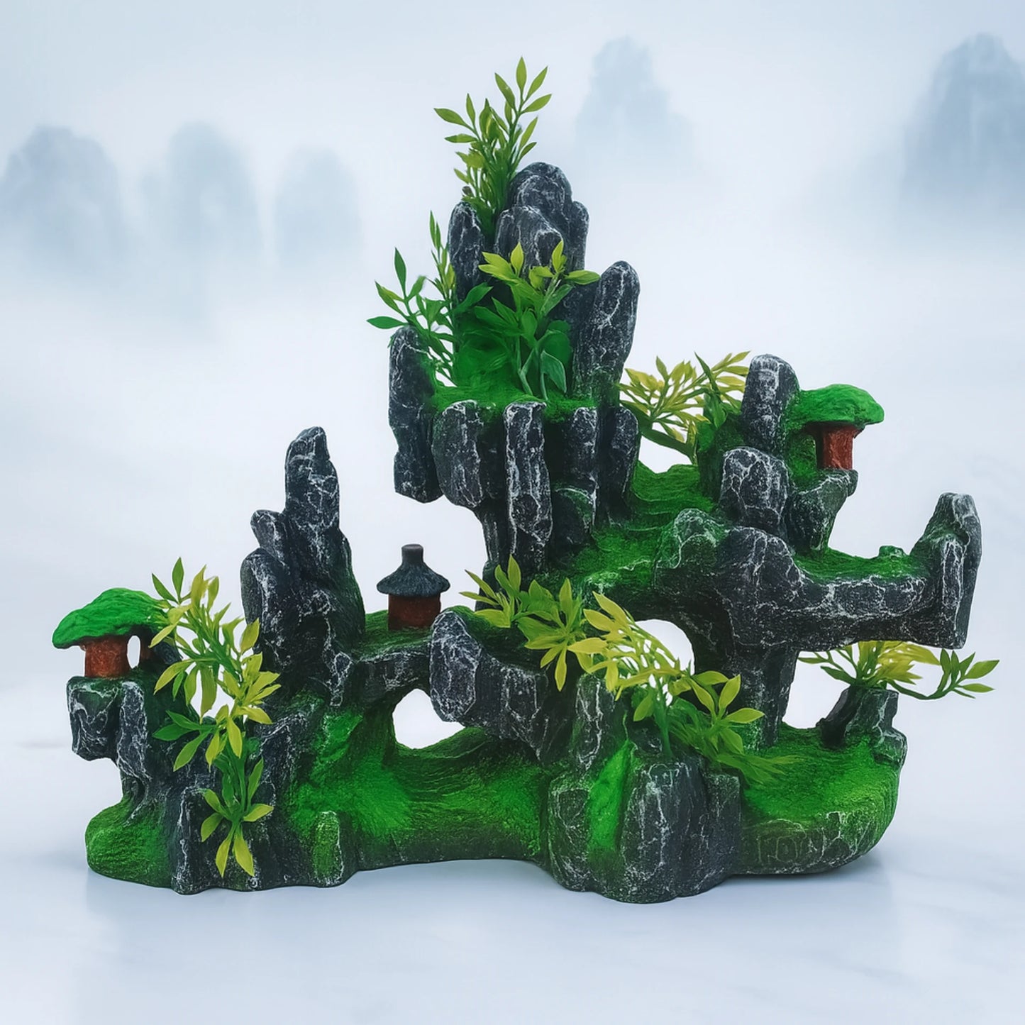 Rocher Suspendu en Résine pour Terrarium – Décor Montagneux 