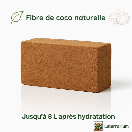Coco Coir – Substrat en fibre naturelle de coco pour Terrarium 