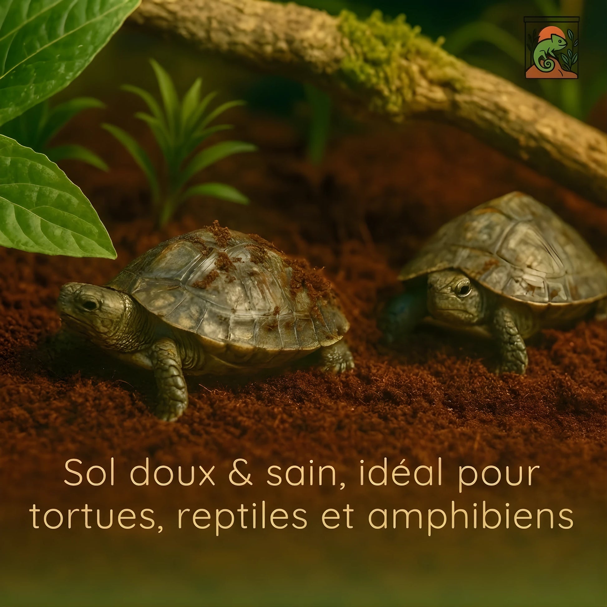 Substrat en fibre naturelle de coco pour Terrarium 