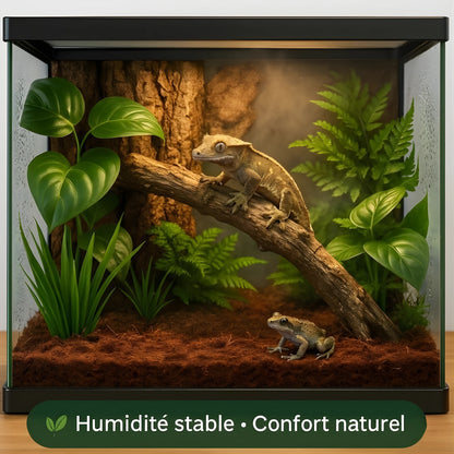 Substrat en fibre naturelle de coco pour Terrarium 