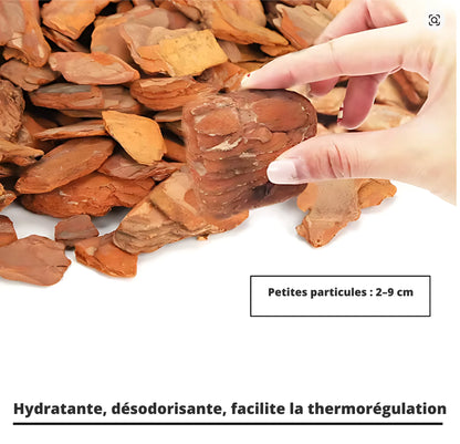 Substrat pour Terrarium 650g - Litière Écorce 