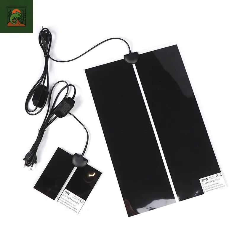 Heart chauffants pour terrarium, reptiles, polymères thermiques, tapis chauffants pour animaux de compagnie grimpants, régulateur de température réglable, UE, États-Unis, 5-45W 