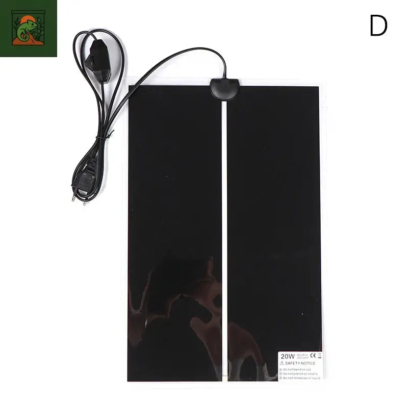Heart chauffants pour terrarium, reptiles, polymères thermiques, tapis chauffants pour animaux de compagnie grimpants, régulateur de température réglable, UE, États-Unis, 5-45W 