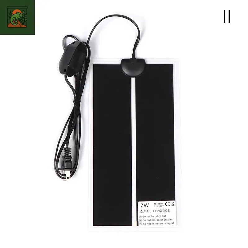 Heart chauffants pour terrarium, reptiles, polymères thermiques, tapis chauffants pour animaux de compagnie grimpants, régulateur de température réglable, UE, États-Unis, 5-45W 