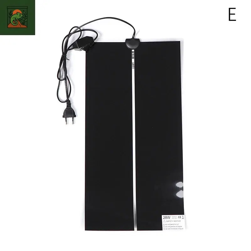 Heart chauffants pour terrarium, reptiles, polymères thermiques, tapis chauffants pour animaux de compagnie grimpants, régulateur de température réglable, UE, États-Unis, 5-45W 
