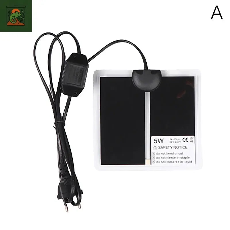 Heart chauffants pour terrarium, reptiles, polymères thermiques, tapis chauffants pour animaux de compagnie grimpants, régulateur de température réglable, UE, États-Unis, 5-45W 
