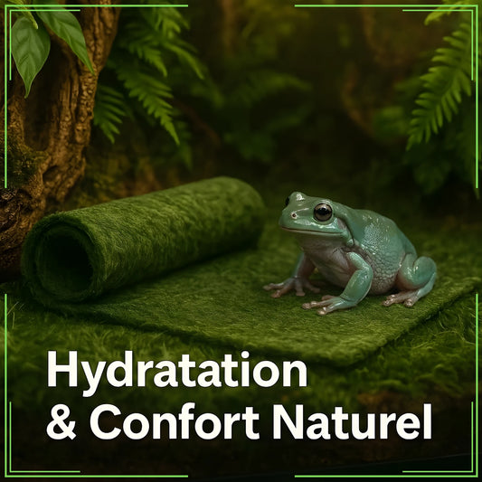 Tapis de Mousse artificiel pour Terrarium 