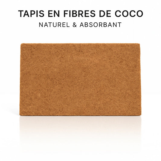 Tapis de fibres de coco pour terrarium – Sol naturel et absorbant 