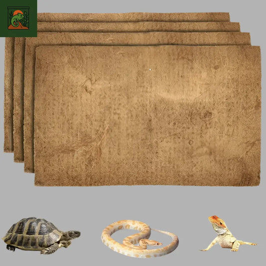 Tapis en Fibre de Coco Naturelle pour Reptiles 