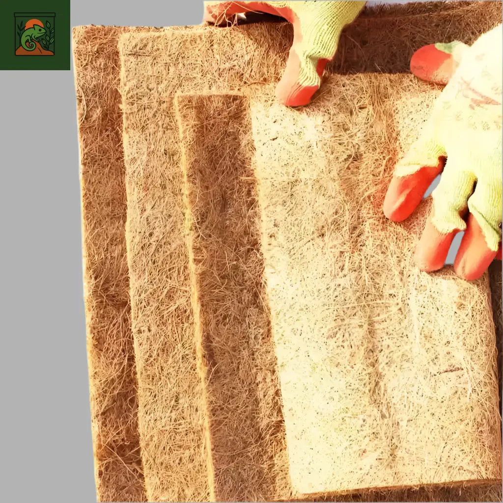 Tapis en Fibre de Coco Naturelle pour Reptiles 